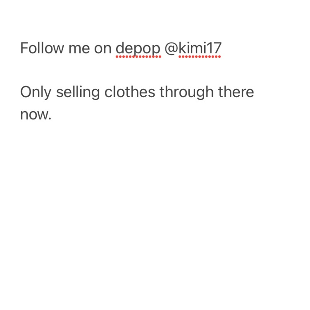 do not purchase. Follow on depop